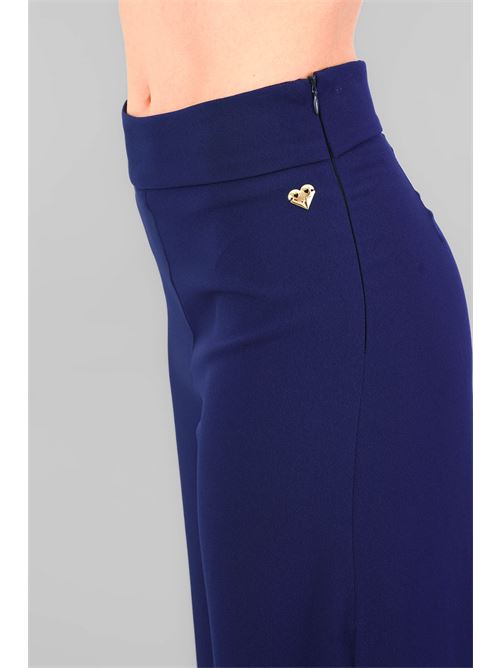 Pantalone palazzo in cady Love To Love by Gai Mattiolo | LV1961BLU